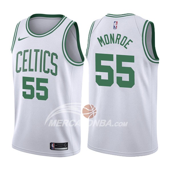 Maglia NBA Boston Celtics Greg Monroe Association 2017-18 Bianco